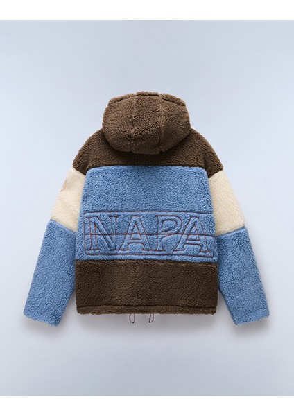 T-Tires Tam Fermuarlı Kapüşonlu Erkek Polar Üst