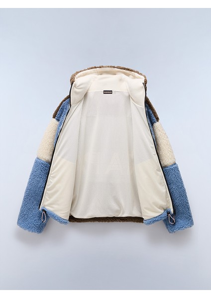 T-Tires Tam Fermuarlı Kapüşonlu Erkek Polar Üst