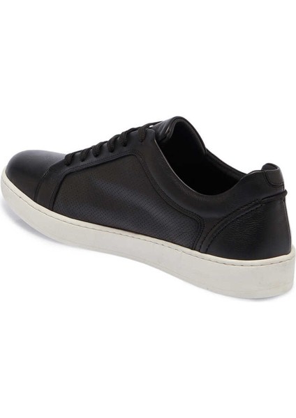 Siyah Hakiki Nubuk Deri Erkek Sneaker - E24I1AY56825-A23