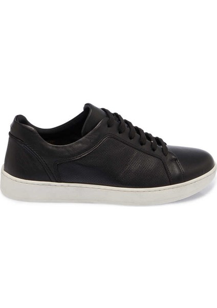 Siyah Hakiki Nubuk Deri Erkek Sneaker - E24I1AY56825-A23