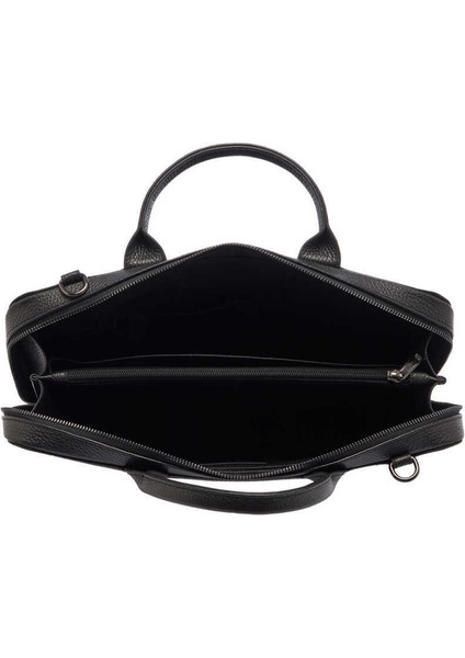 Siyah Hakiki Deri Erkek Evrak Çantası - S1EV00032171-A41