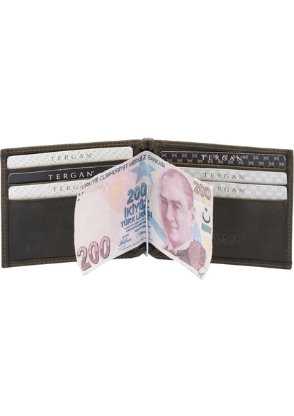 Yeşil Hakiki Deri Erkek Cüzdan - S1CE00001399-U7H