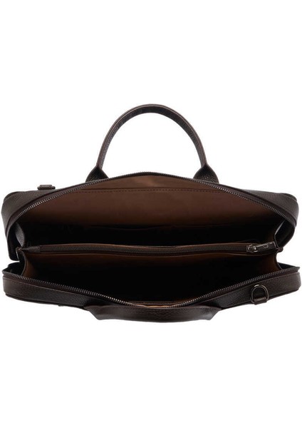 Kahve Hakiki Deri Erkek Evrak Çantası - S1EV00032171-A42