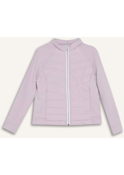 Fit Su Geçirmez Slim Fit Dar Kesim Dik Yaka İçi Polarlı Şişme Mont E9257AX25AU
