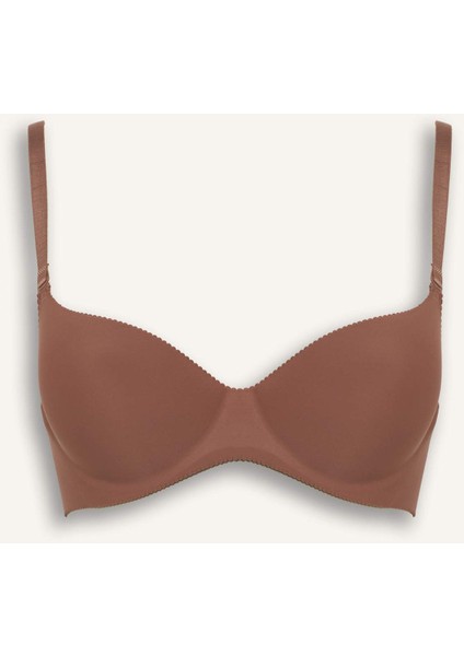 Yarım Dolgulu Micro Kaplı Yarım Dolgulu Balenli Tişört Bra Fall in Love C1525AX25AU