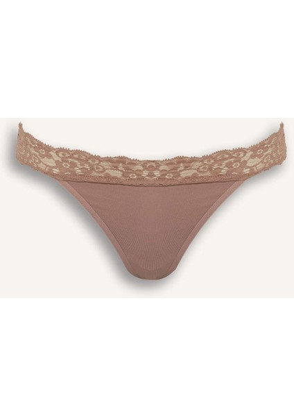 Dantel Detaylı 3'lü Külot-Fall in Love F2124AX25AU