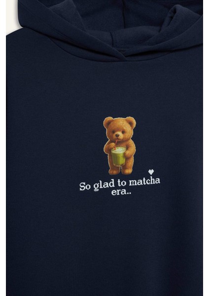 Coool Overshirt Fit Kapüşonlu Baskılı Kalın Kumaş Sweatshirt G0179AX25WN fiyatları