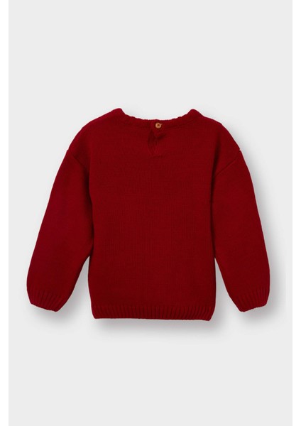 Erkek Bebek Yılbaşı Temalı Bisiklet Yaka Triko Kazak modelleri