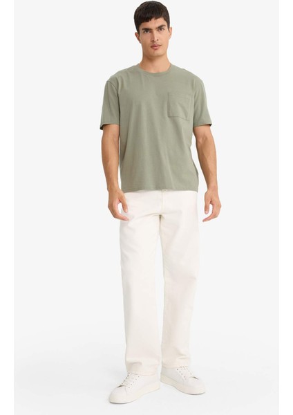 Bisiklet Yaka Penye Kısa Kollu Tişört F9767AX25SM fiyatları