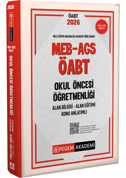 2026 Meb Ags Öabt Okul Öncesi Öğretmenliği Konu Anlatımı-Tamamı Çözümlü Soru Bankası modelleri