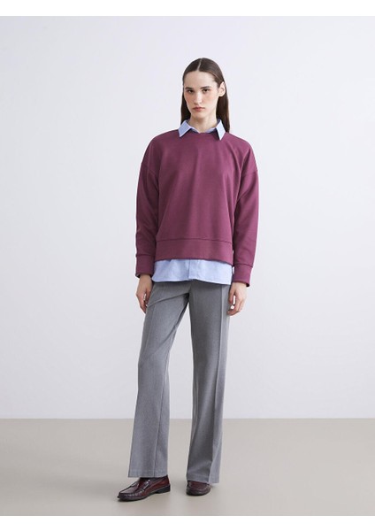 Bisiklet Yaka Kadın Sweatshirt (W5) fiyatları