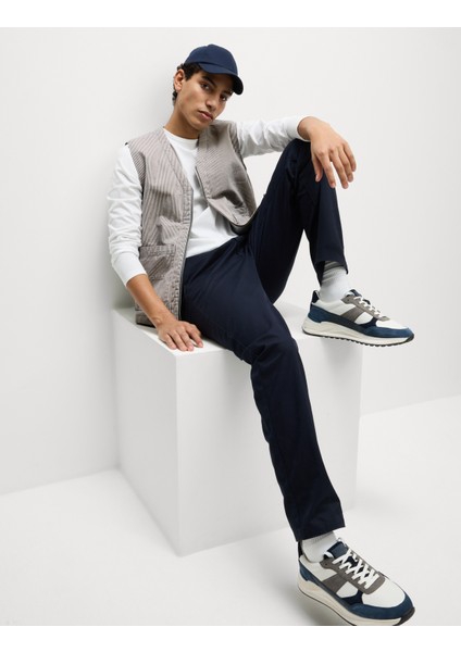 Pamuk Karışımlı Dolgulu Kanvas Yelek