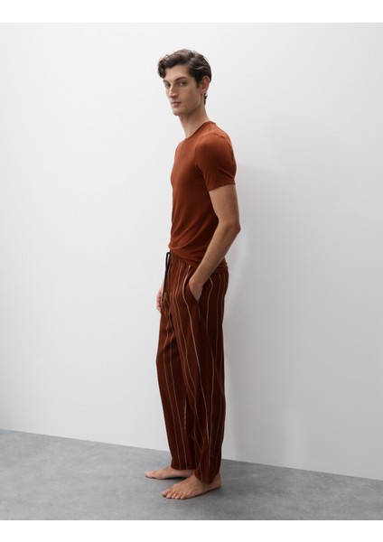 Lyosel Çizgili Pijama Altı