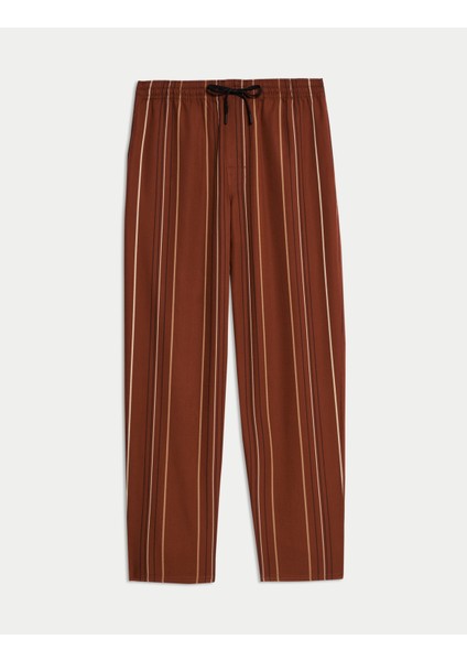 Lyosel Çizgili Pijama Altı