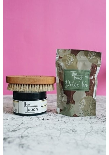 The Touch Anti-Selülit Kremi ve At Kılı Fırçası 250 ml Kadınlar İçin Vücut Bakım Seti modelleri