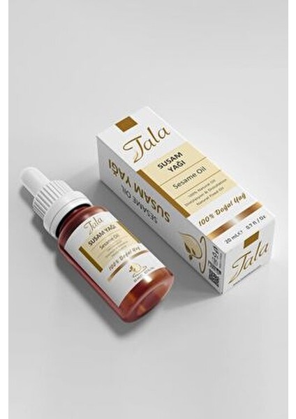 Doğal Susam Yağı 20 ml Vücut Bakımı için Nemlendirici ve Sıkılaştırıcı Etki