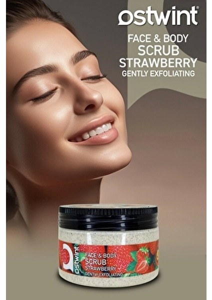 Çilekli Peeling Etkili Yüz ve Vücut Jeli 300 ml Tüm Cilt Tiplerine Uygun modelleri