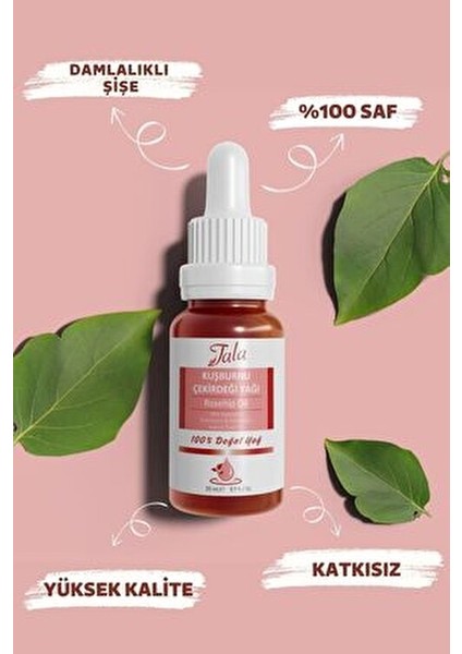Kuşburnu Çekirdeği Yağı 20 ml %100 Saf Doğal Aydınlatıcı Etki Tüm Ciltler için modelleri