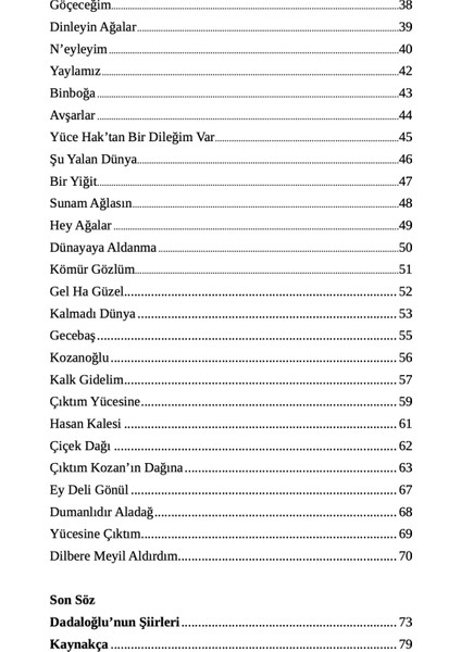 Dadaloğlu - Yusuf Yıldırım indirimleri