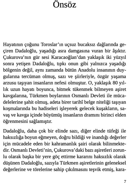 Dadaloğlu - Yusuf Yıldırım