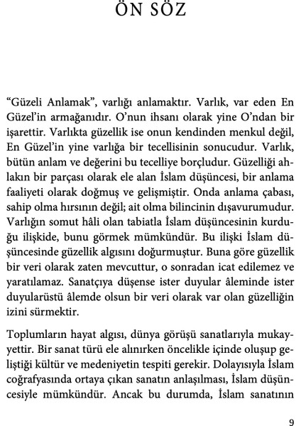 İslam Sanatlarında Estetik - Mustafa Uğur Karadeniz indirimleri