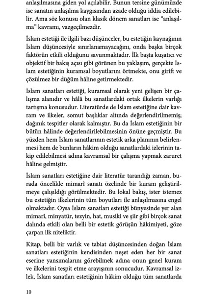 İslam Sanatlarında Estetik - Mustafa Uğur Karadeniz