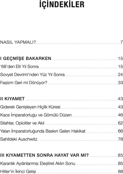 İkinci Geliş - Franco Bifo Berardi modelleri