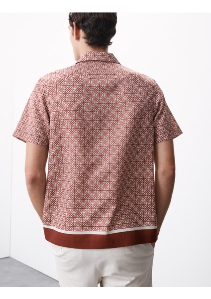 Geometrik Desenli Gömlek