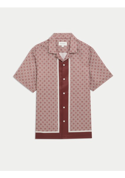 Geometrik Desenli Gömlek