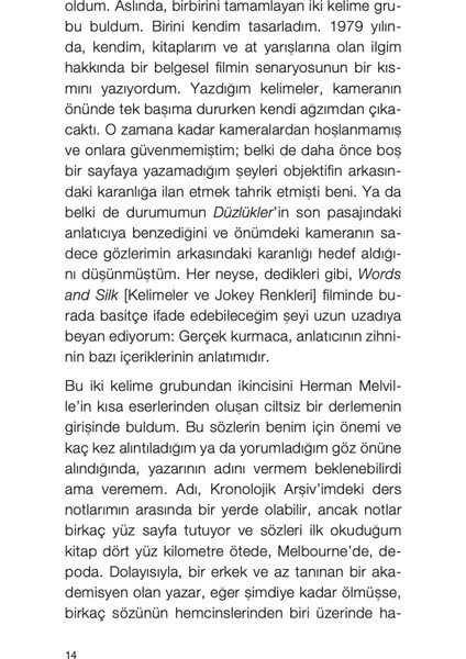 Okura Son Mektup - Gerald Murnane