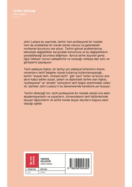 Tarihin Geleceği - John Lukacs fiyatları