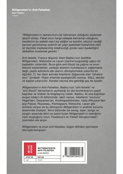 Wittgenstein'ın Anti-Felsefesi - Alain Badiou fiyatları