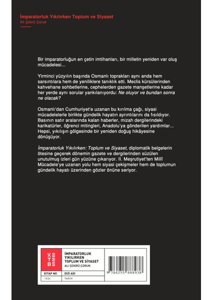 İmparatorluk Yıkılırken Toplum ve Siyaset - Ali Şükrü Çoruk fiyatları