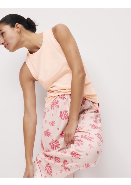 Saf Pamuklu Cool Comfort™ Pijama Atlet Üstü fırsatları