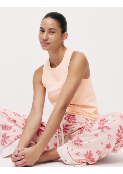 Saf Pamuklu Cool Comfort™ Pijama Atlet Üstü