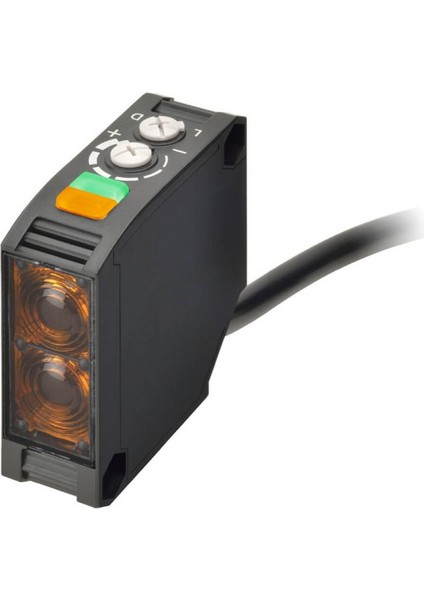 E3JK-RR12 ,kübik/6mt 24V..220VAC/DC KONTAK-1A1K 4-Kablo Reflektör Fotosel