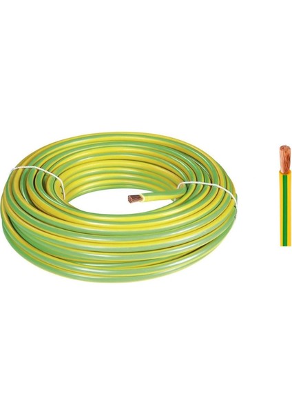 H50V-K 25-Sy ,sarıyeşil 25MM² 1-Damar/çok Telli 1-Mt Nyaf Kablo