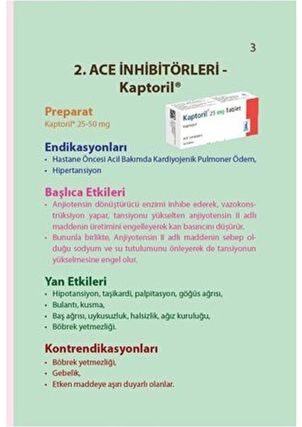 Hastane Öncesi Acil Bakım İlaç Kartları 76 Sayfa Türkçe Ali Ekşi