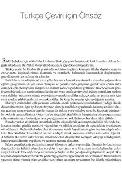 Riskli Bebekler ve Küçük Çocuklar için 256 Sayfa Sosyal Beceriler Geliştirme Etkinlikleri