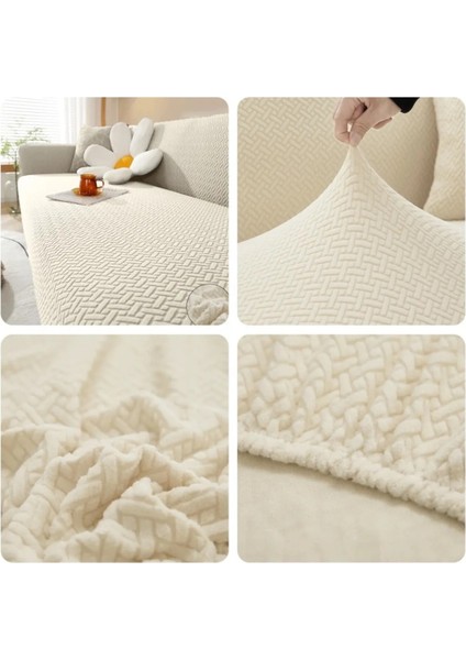 Jakarlı Tuğla Desen Koltuk Örtüsü Çekyat Kanepe Kılıfı Lastikli Kayma Yapmayan 3 Kişilik modelleri