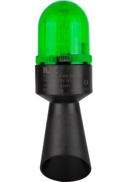 Ilx İL-XMB-BH-24Y ,24VDC 130DB Yeşil Multi Tepe Lamba