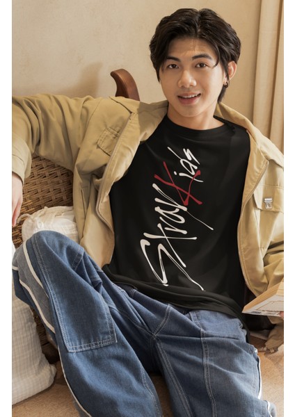 Stray Kids Baskılı Erkek-Kadın T-Shirt fiyatları