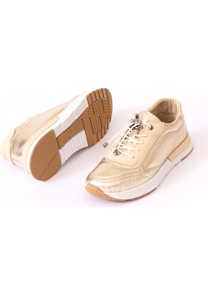 Hakiki Deri Kadın Sneaker Ayakkabı 25KHMS383 modelleri