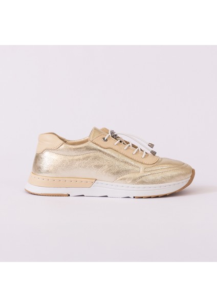 Hakiki Deri Kadın Sneaker Ayakkabı 25KHMS383 indirimleri
