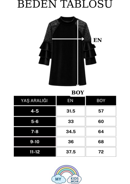 Kız Çocuk Özel Günler Için Kadife Çocuk Elbisesi 4-12 Yaş 12107 fiyatları