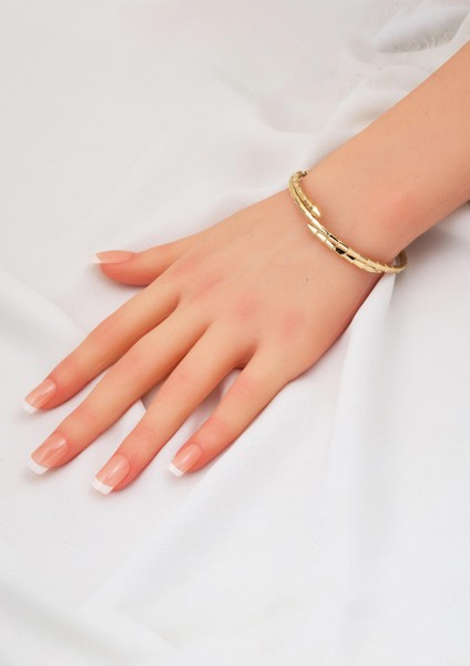 Yılan Model 14 Ayar Altın Kelepçe Bilezik fiyatları