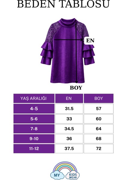 Kız Çocuk Özel Günler Için Kadife Çocuk Elbisesi 4-12 Yaş 12106 fiyatları