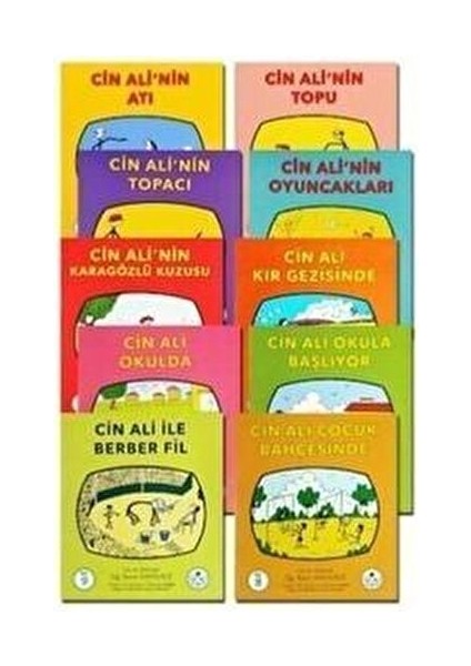 Cin Ali Serisi 10 Kitap Seti 6-8 Yaş Eğitici ve Eğlenceli Kitaplar fiyatları