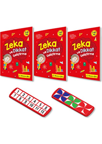 Zeka ve Dikkat Geliştirme Seti 7-10 Yaş 96 Sayfa Ciltsiz Türkçe indirimleri