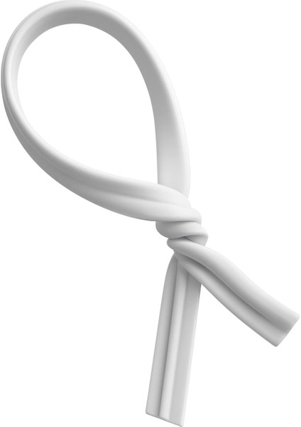 Tel Klips Beyaz 9 cm - 1000 Adet